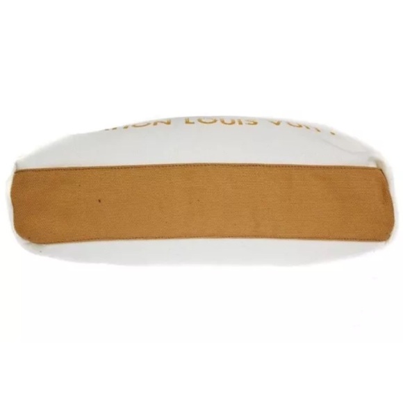 NEW~ Louis Vuitton ~ Fondation~ Cream & Tan Canvas Tote Bag ~ From Paris France - Picture 12 of 13